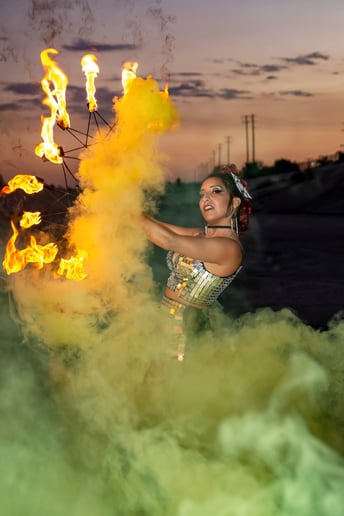 Gallery photo 7 of Olive- Fire and LED Performer