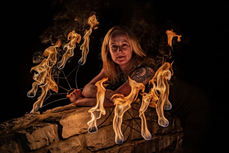 Gallery photo 3 of One Woman Fire Show