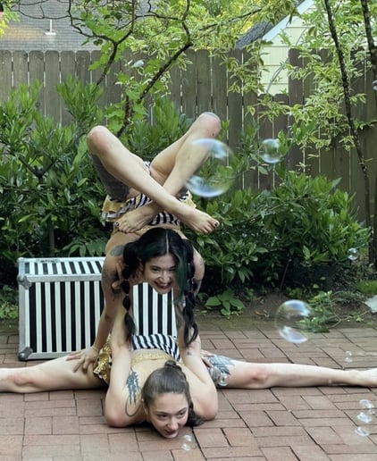 Gallery photo 2 of Ooey Gooey Contortionist Duo