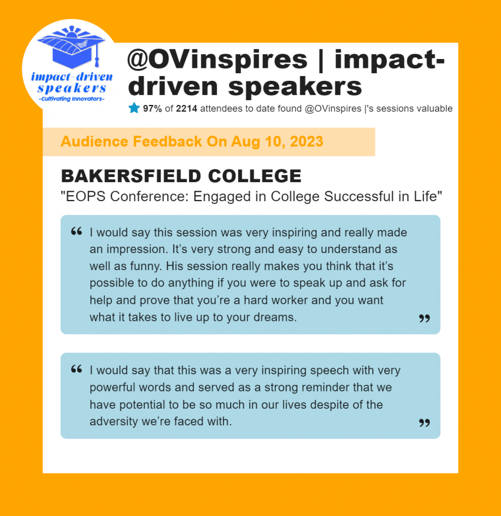 Gallery photo 6 of OVinspires - Leadership Keynote Speaker