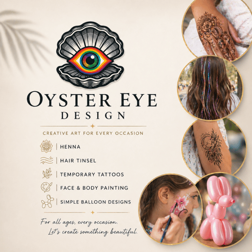 Gallery photo 1 of Oyster Eye Design Face Painting