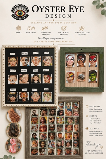 Gallery photo 6 of Oyster Eye Design Face Painting