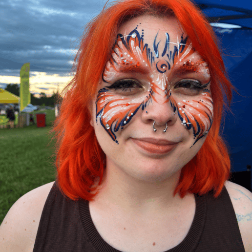 Gallery photo 4 of Oyster Eye Design Face Painting