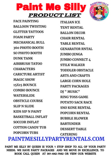 Gallery photo 6 of Paint Me Silly Party Rentals