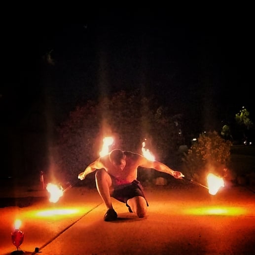 Gallery photo 2 of Fire Performer Acrobat