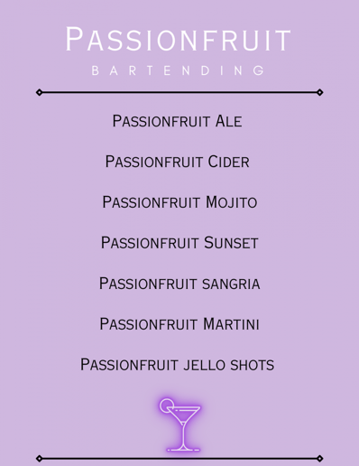 Gallery photo 3 of Passionfruit Bartending
