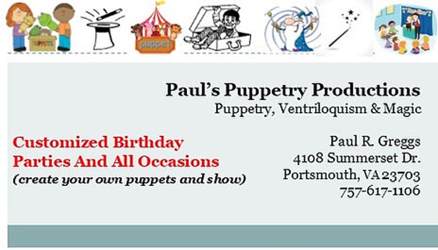 Gallery photo 1 of Paul's Puppetry Productions