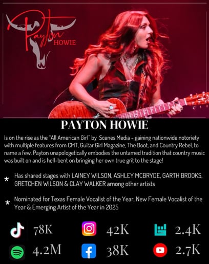 Gallery photo 1 of Payton Howie