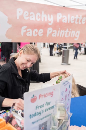 Gallery photo 3 of Peachy Palette Face Painting