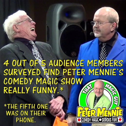 Gallery photo 5 of Peter Mennie: Canada's Clean Comedy Conjuror