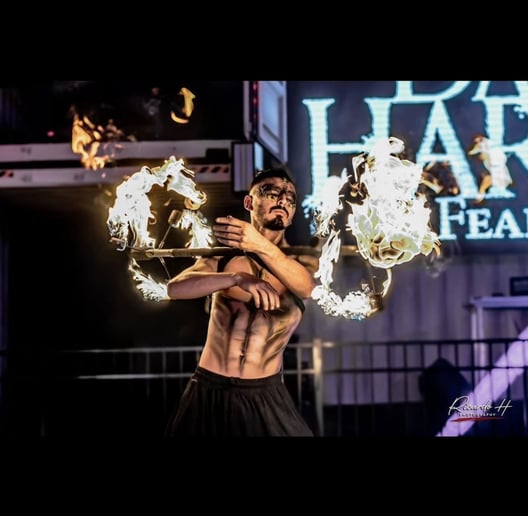 Gallery photo 1 of Aaron's Phenomenal Fire Performance