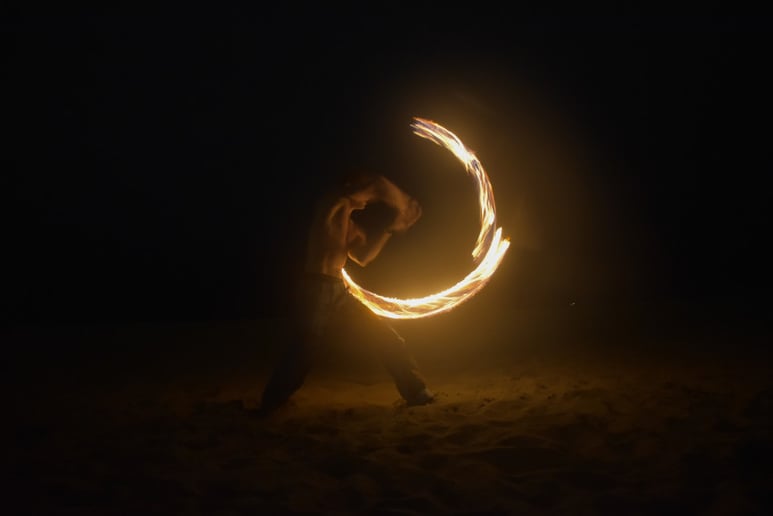 Gallery photo 1 of Poi Fire Performer