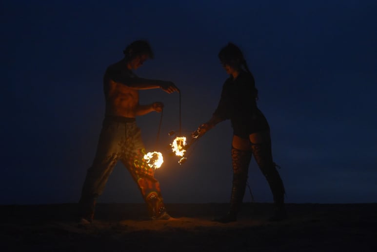Gallery photo 2 of Poi Fire Performer
