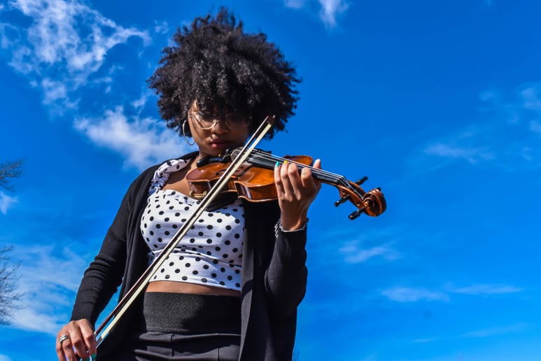 Gallery photo 2 of Black Violin Girl