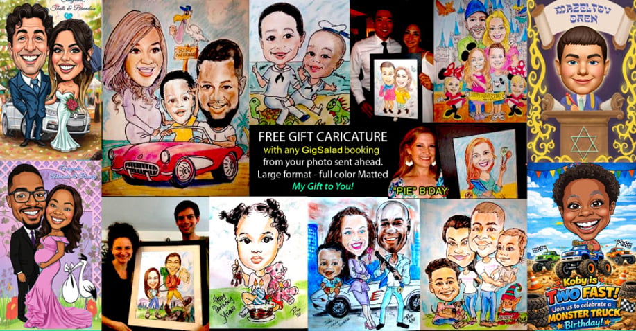 Gallery photo 1 of Rico's Caricatures for Events