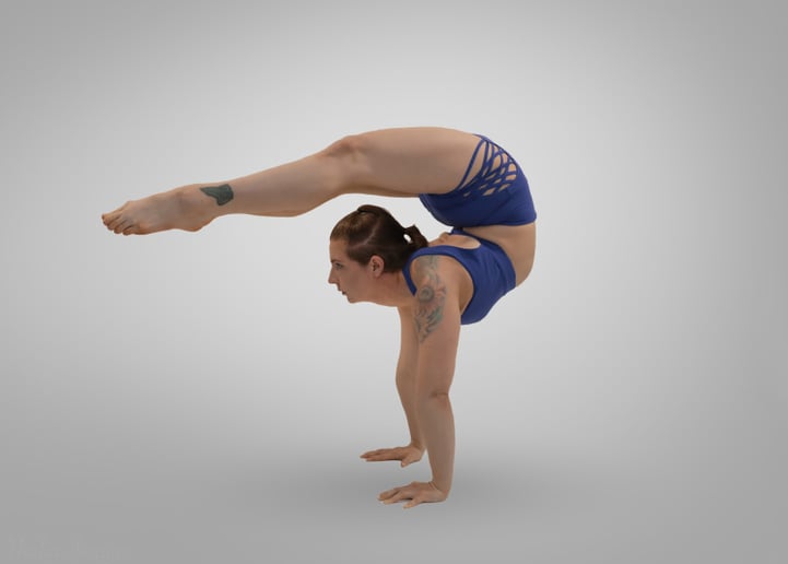 Gallery photo 4 of Kim Melohn: Contortionist, Aerialist, Stilt Walker