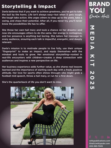 Gallery photo 9 of QB Darla-Fun, Engaging, Inspirational