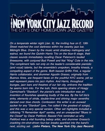 Gallery photo 8 of Quintin Harris Trio