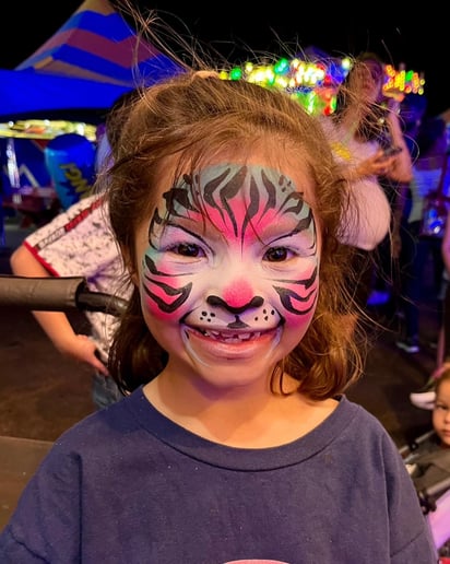 Gallery photo 7 of Rainbow Luna Face Paint