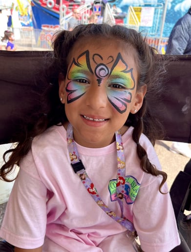 Gallery photo 9 of Rainbow Luna Face Paint