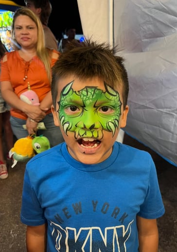 Gallery photo 4 of Rainbow Luna Face Paint