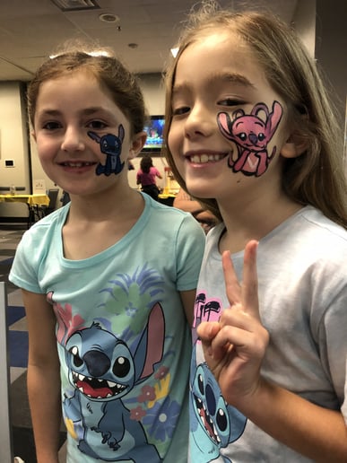 Gallery photo 6 of Rainbow Rose Face Painting