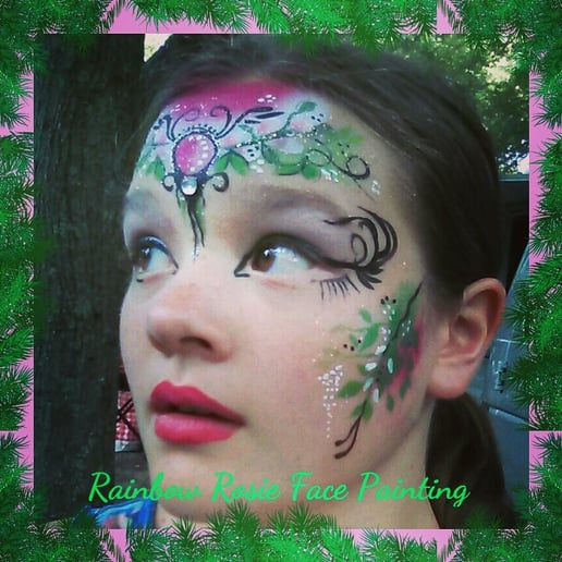 Gallery photo 3 of Rainbow Rosie Professional Face Painting