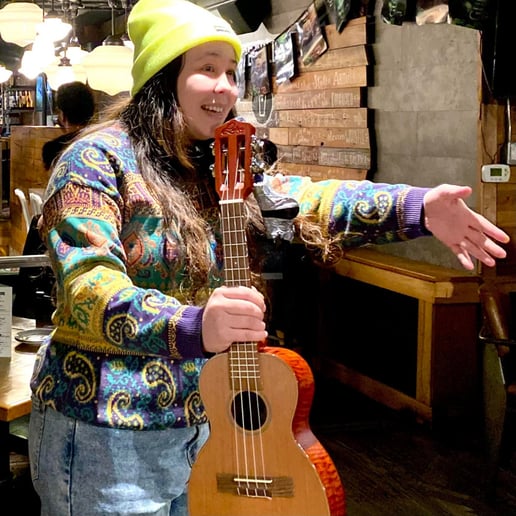 Gallery photo 3 of Rebecca McDonald - Ukulele Comedienne