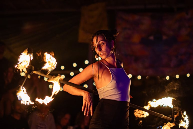 Gallery photo 2 of Refined & Powerfull Fire Ritual Dance