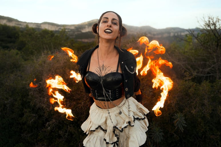 Gallery photo 4 of Refined & Powerfull Fire Ritual Dance