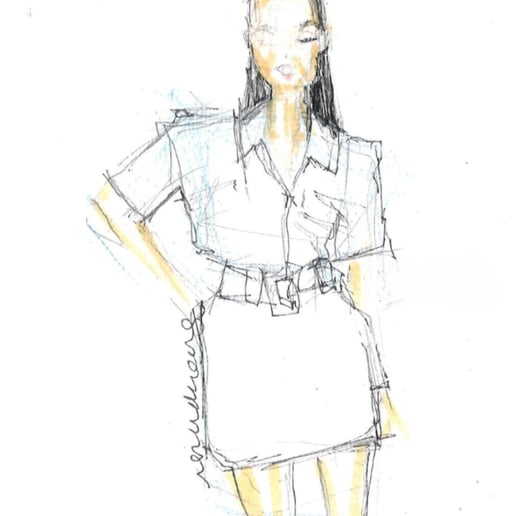 Gallery photo 1 of Rhonda Live Event Fashion Illustrator