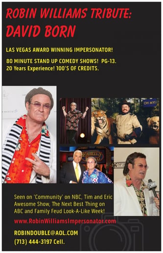 Gallery photo 6 of Robin Williams Impersonator