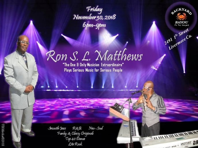 Gallery photo 3 of Ron S.L.Matthews Musician Extraordinaire