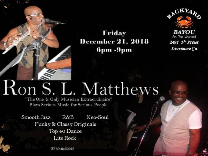 Gallery photo 4 of Ron S.L.Matthews Musician Extraordinaire