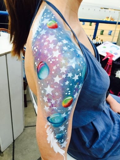 Gallery photo 5 of Rosa Flor Face & Body Art Designs