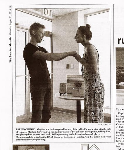 Gallery photo 13 of Rosemary Reid - Toronto's Female Magician