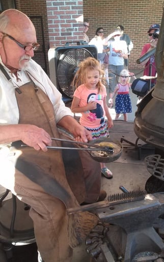 Gallery photo 1 of Rust and Flame Blacksmith Demonstration