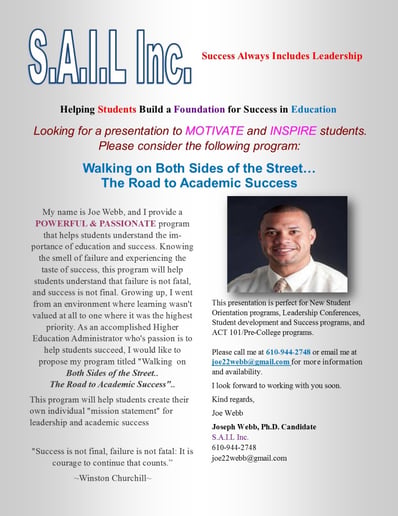 Gallery photo 5 of S.A.I.L Inc."Success Always Includes Leadership"