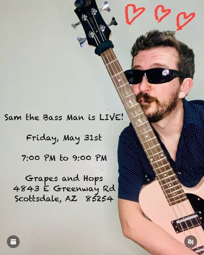 Gallery photo 4 of Sam the Bass Man