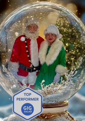 Gallery photo 10 of Santa and Mrs Claus Burkett