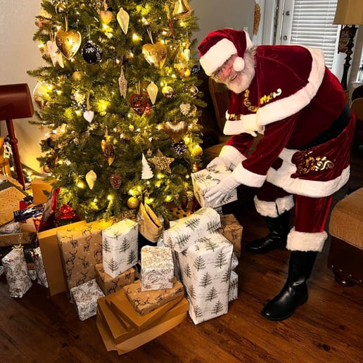 Gallery photo 3 of Santa Claus Robert, with real hair and beard