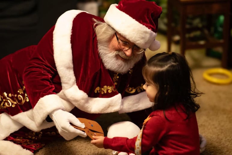 Gallery photo 6 of Santa Claus Robert, with real hair and beard