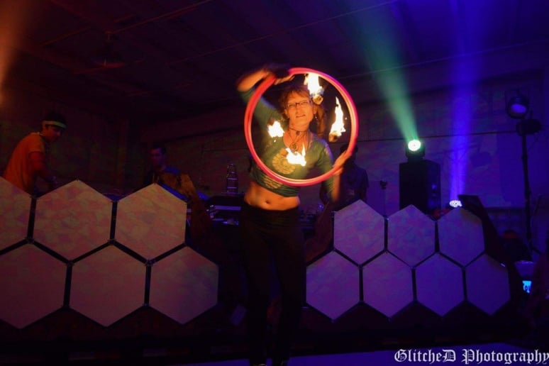 Gallery photo 3 of Sarah Sparkles of Sparkle and Burn Hoop Dance