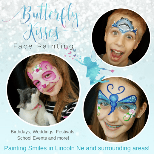 Gallery photo 2 of Butterfly Kisses Face Painting