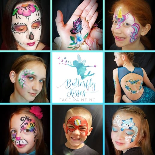 Gallery photo 9 of Butterfly Kisses Face Painting