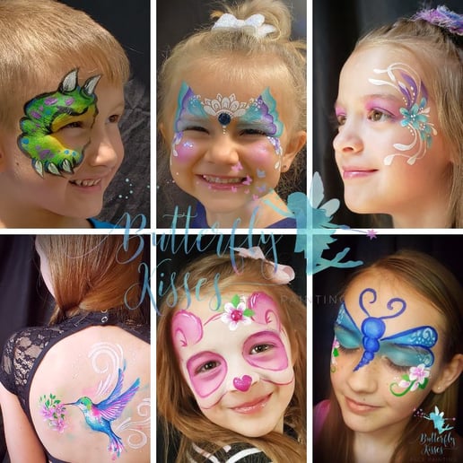 Gallery photo 6 of Butterfly Kisses Face Painting