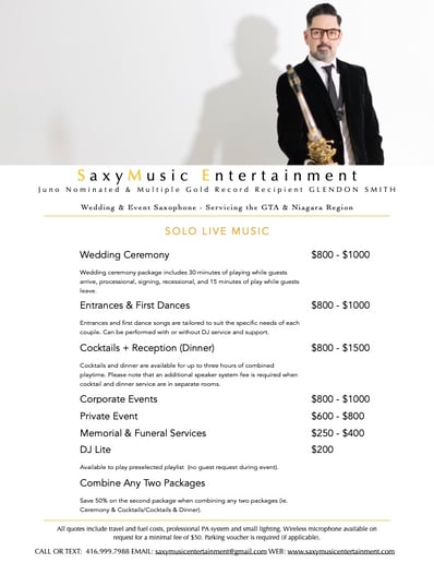 Gallery photo 4 of SaxyMusic Entertainment