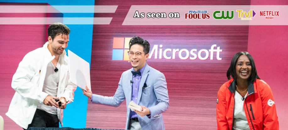 Gallery photo 4 of Innovation & Empathetic Leadership Keynote Speaker: Magician Nash Fung