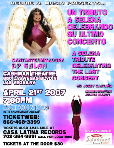 Gallery photo 5 of Selena Live Tribute