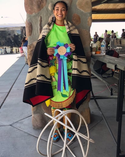Gallery photo 2 of ShanDien Sonwai LaRance Native American Hoop Dance